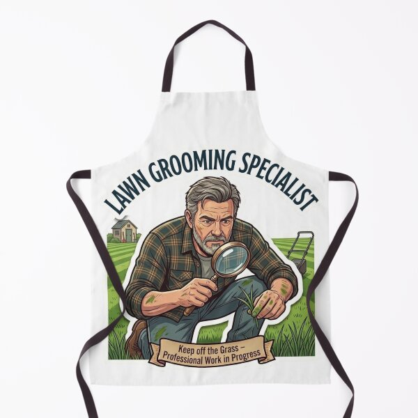 Item preview, Lawn Grooming Specialist: Professional Work In Progress - Funny Dad Design designed and sold by DailyStruggleCo.