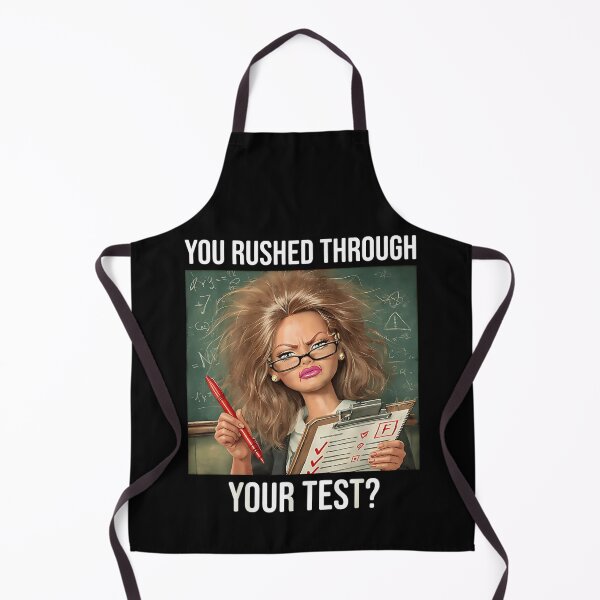 Item preview, You Rushed Through Your Test Funny Stressed Teacher Hair School Humor designed and sold by Phil Ben.