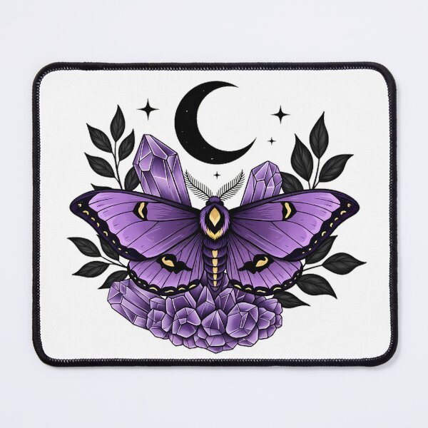 Item preview, Crystal Moth Moon Gift designed and sold by IllumeInk.