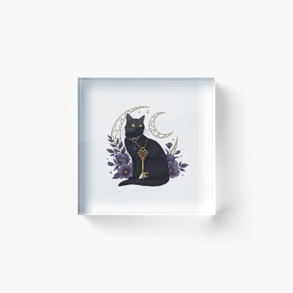 Item preview, Black Cat Key Charm Gift designed and sold by IllumeInk.