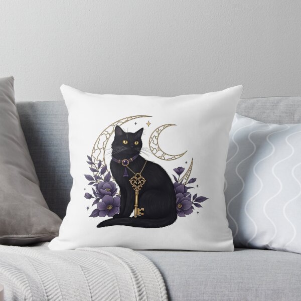 Item preview, Black Cat Key Charm Gift designed and sold by IllumeInk.