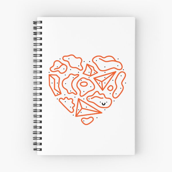 Artikelvorschau, Boulder Heart | Linienzeichnung zum Thema Felsklettern entworfen und verkauft von Plant Cult.