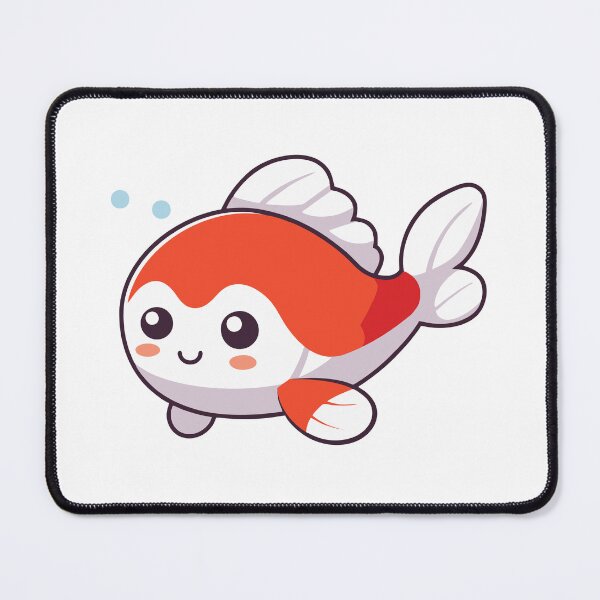 Item preview, Cute Red and White Koi Fish Cartoon designed and sold by cchpsz.