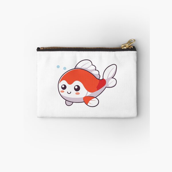 Item preview, Cute Red and White Koi Fish Cartoon designed and sold by cchpsz.