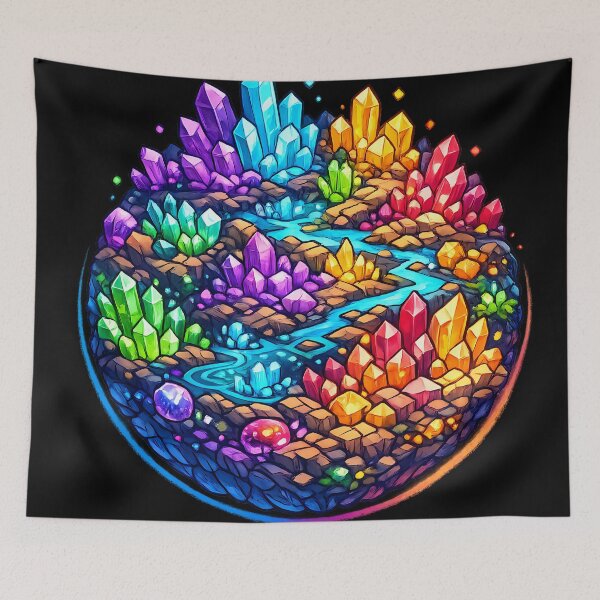 Item preview, Planet of Luminous Crystals designed and sold by kyokugen.