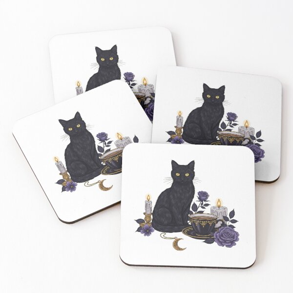 Item preview, Candlelit Cat Teacup Gift designed and sold by IllumeInk.