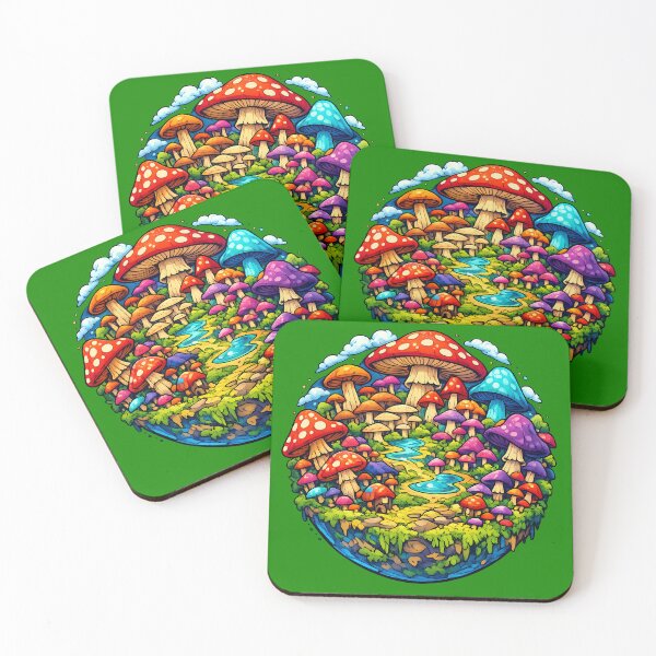 Item preview, Fantastic Mushroom Planet designed and sold by kyokugen.