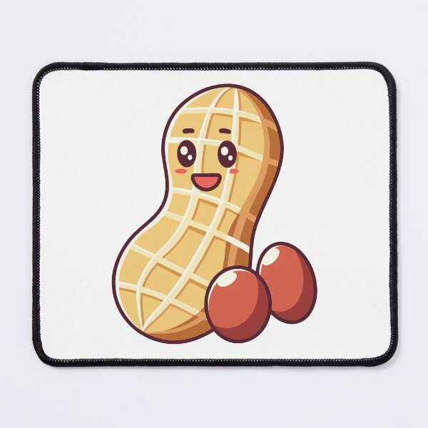 Item preview, Cute Happy Peanut Character Kawaii Nut Illustration designed and sold by cchpsz.
