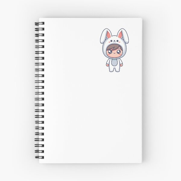 Item preview, Cute Boy in White Rabbit Onesie Costume Kawaii designed and sold by cchpsz.
