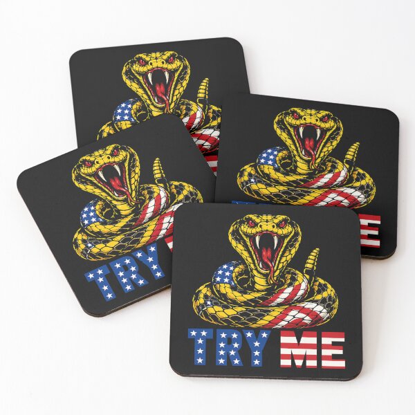 Item preview, Don’t Tread On Me Snake, Patriotic USA Flag Design, American Freedom, Liberty Symbol, Gadsden Style Rattlesnake designed and sold by VibeOffline Studio.