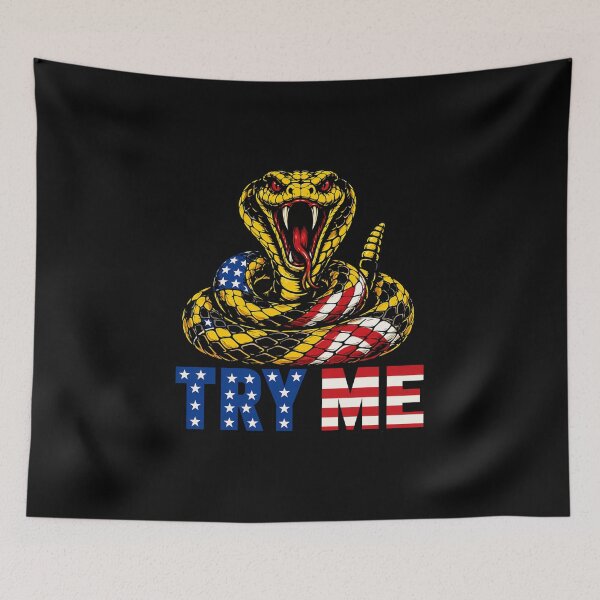 Item preview, Don’t Tread On Me Snake, Patriotic USA Flag Design, American Freedom, Liberty Symbol, Gadsden Style Rattlesnake designed and sold by VibeOffline Studio.