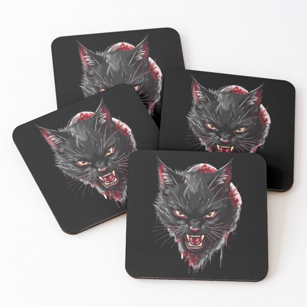 Item preview, Demon Cat Gothic Design – Dark Occult Black Cat Devil Aesthetic designed and sold by SKULLARTISTRY.