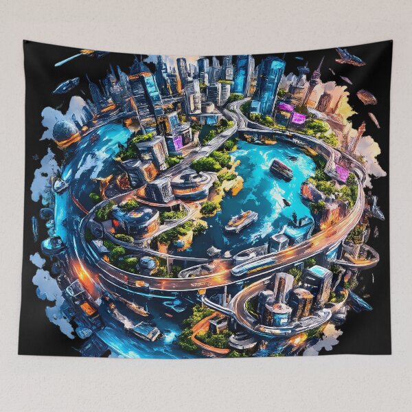 Item preview, Planet Megalopolis designed and sold by kyokugen.