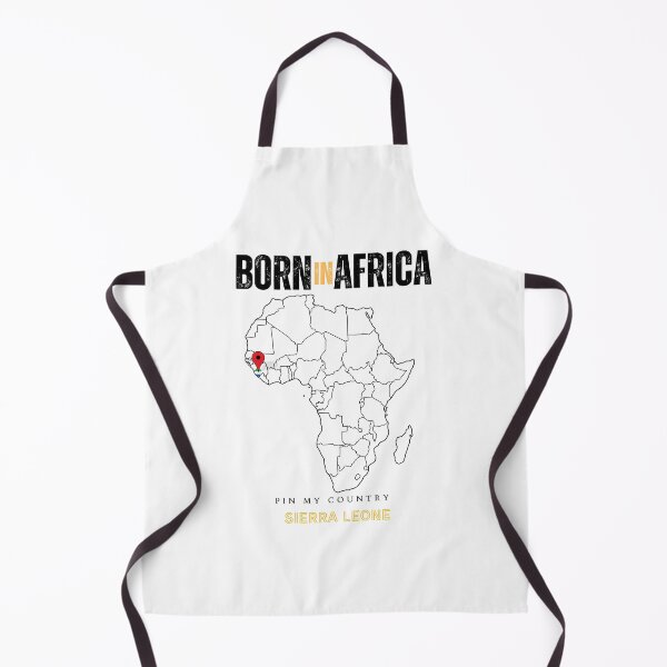 Item preview, Sierra Leone Map Pin on Africa Design – Personalized African Heritage Print | Proud of Sierra Leone Gift designed and sold by Sahyun-Print.