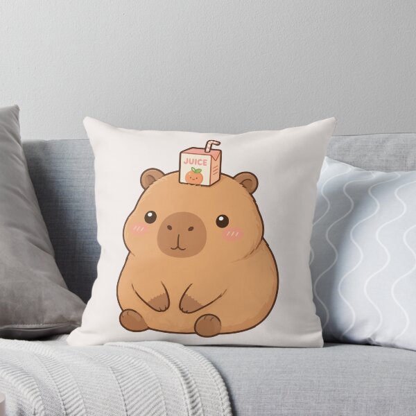 Item preview, Cute Capybara Juice Kawaii | Adorable Chubby Capybara with Drink | Cute Animal Cartoon Aesthetic designed and sold by stylishdzign.