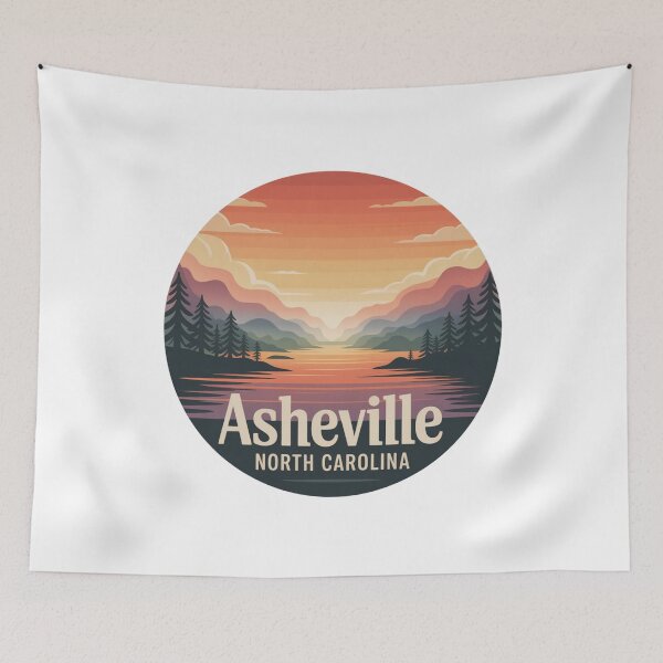 Item preview, Asheville North Carolina: Lake Sunset designed and sold by CircinusStore.
