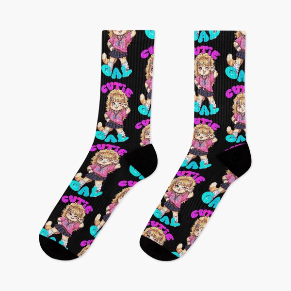Item preview, Cutie gyaru cat -Japanese 90s movement girl fashion style- designed and sold by LOVEARTDESIGN.