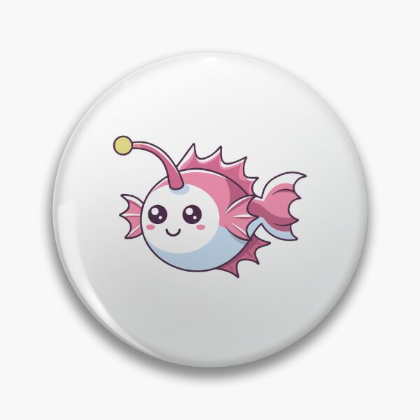 Item preview, Cute Pink Anglerfish Deep Sea Creature Kawaii designed and sold by cchpsz.