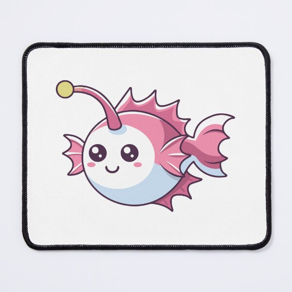 Item preview, Cute Pink Anglerfish Deep Sea Creature Kawaii designed and sold by cchpsz.