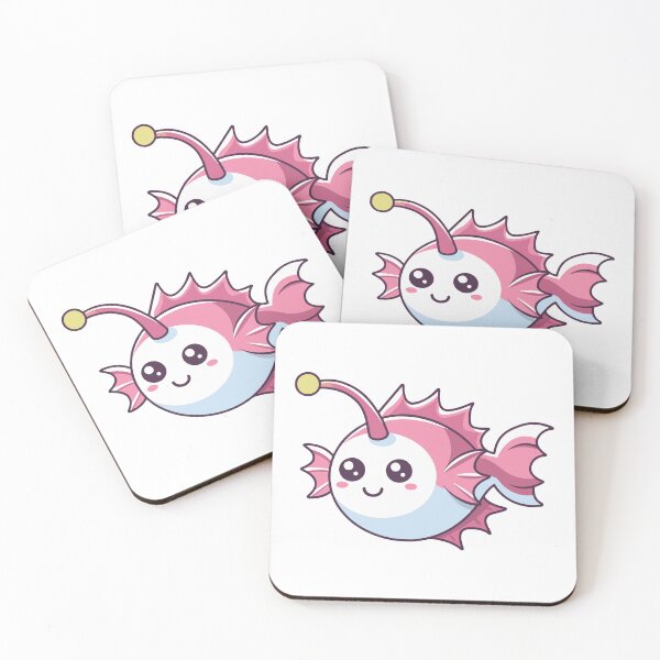 Item preview, Cute Pink Anglerfish Deep Sea Creature Kawaii designed and sold by cchpsz.