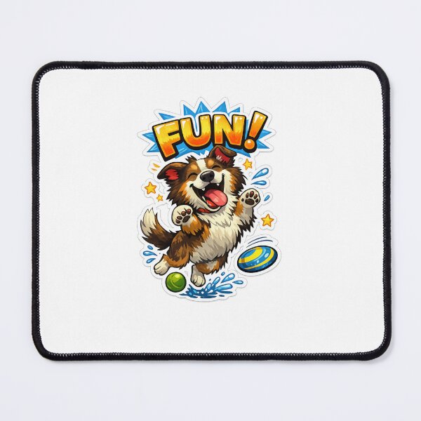Item preview, Funny Summer Dog Sticker designed and sold by kissing Pets.