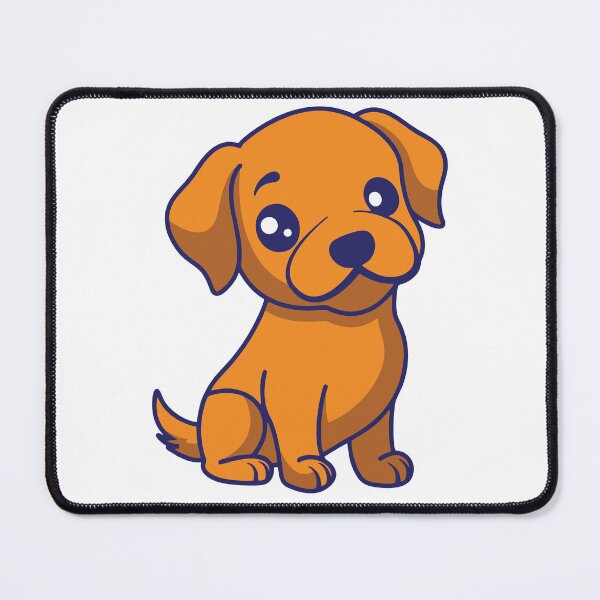 Item preview, Adorable Sitting Brown Puppy Dog Kawaii Pet Art designed and sold by cchpsz.
