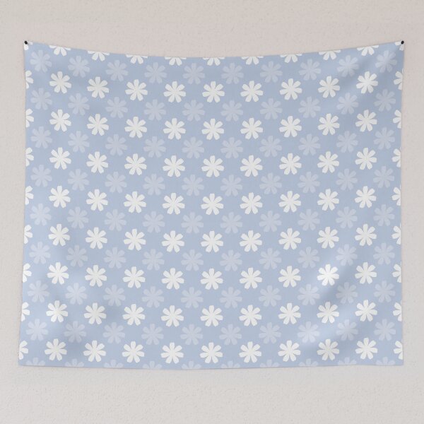 Item preview, Blue & White Floral Seamless Pattern designed and sold by SmallDart Creations.