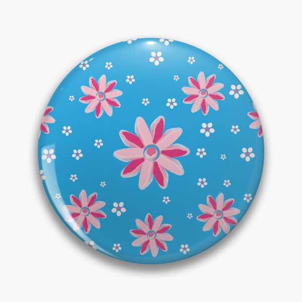 Item preview, Pink daisises and cherry blossoms pattern designed and sold by studiodrchicken.