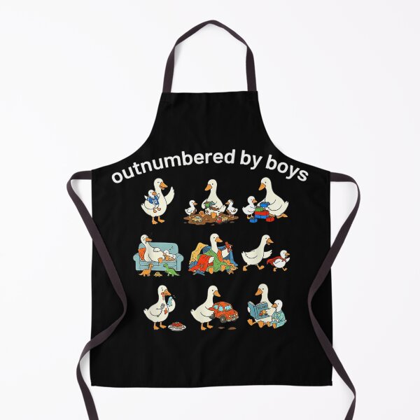 Item preview, Outnumbered By Boys Cute Duck Mom Life With Many Baby Ducks designed and sold by Daisy Grimes.