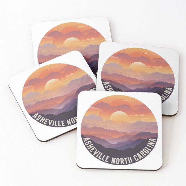 Item preview, Asheville North Carolina: Sunset Peaks designed and sold by CircinusStore.