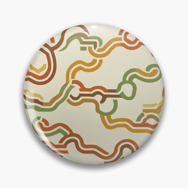 Item preview, Playful Retro Curves – Can You Escape the Maze? designed and sold by mittie101.
