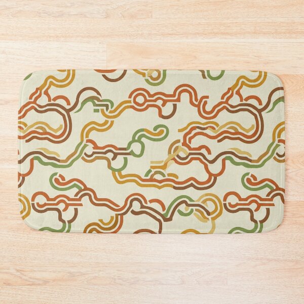 Item preview, Playful Retro Curves – Can You Escape the Maze? designed and sold by mittie101.