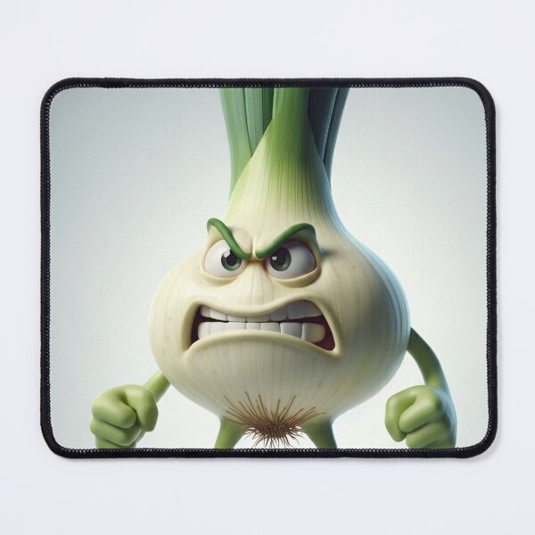 Item preview, Angry Onion Part of the Angry Fruit & Veg Collection  designed and sold by Buy us a Coffee Digital Ai Art Design .