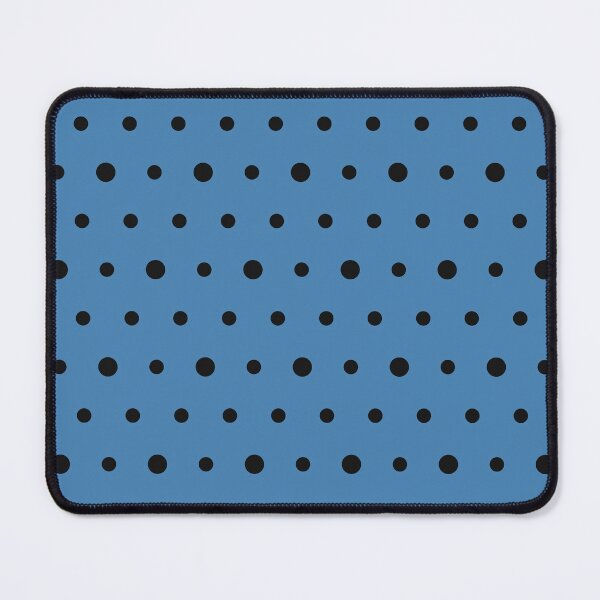 Item preview, Steel Blue And Black Polka Dot Pattern designed and sold by pattern-archive.