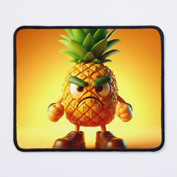 Item preview, Angry Pineapple Part of the Angry Fruit & Veg Collection designed and sold by Buy us a Coffee Digital Ai Art Design .