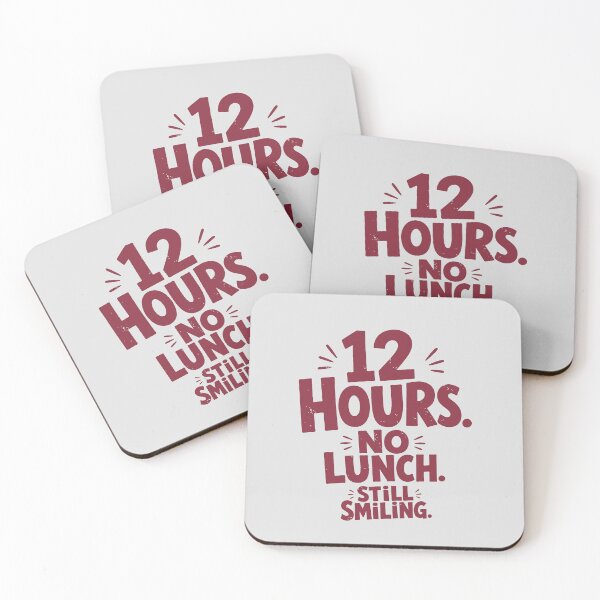 Item preview, 12 Hours No Lunch Still Smiling — Funny Nurse Gift Tote bag | Nurse Life Humor Shirt for RN designed and sold by KiwyStudio.