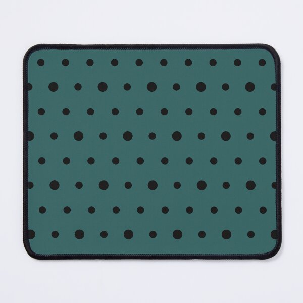 Item preview, Teal And Black Polka Dot Pattern designed and sold by pattern-archive.
