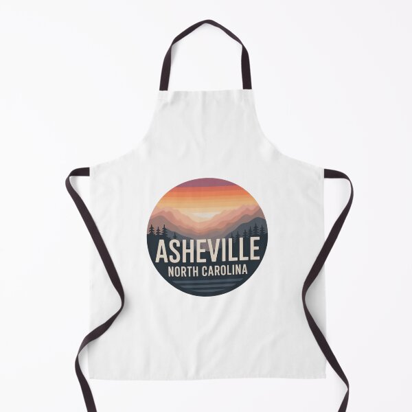 Item preview, Asheville North Carolina: Layered Mountain Circle Art designed and sold by CircinusStore.