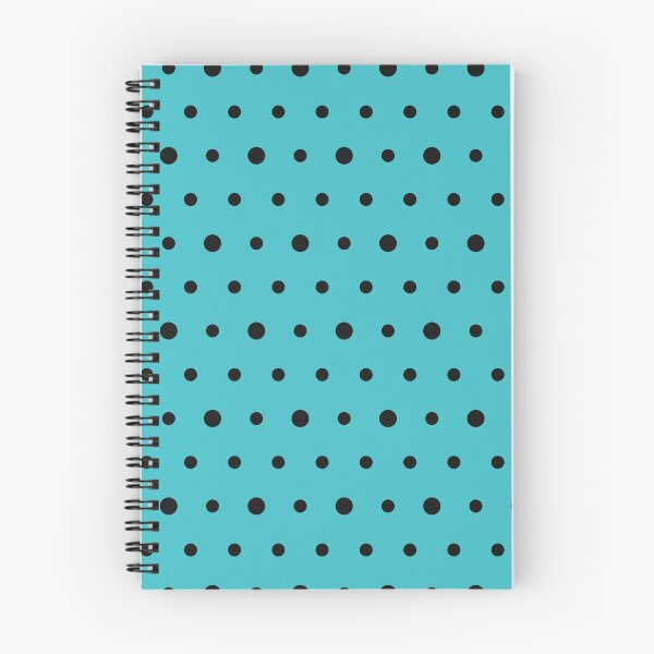 Item preview, Turquoise And Black Polka Dot Pattern designed and sold by pattern-archive.