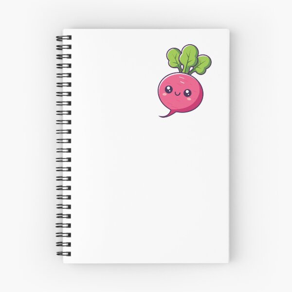 Item preview, Cute Happy Radish Kawaii Vegetable Illustration designed and sold by cchpsz.