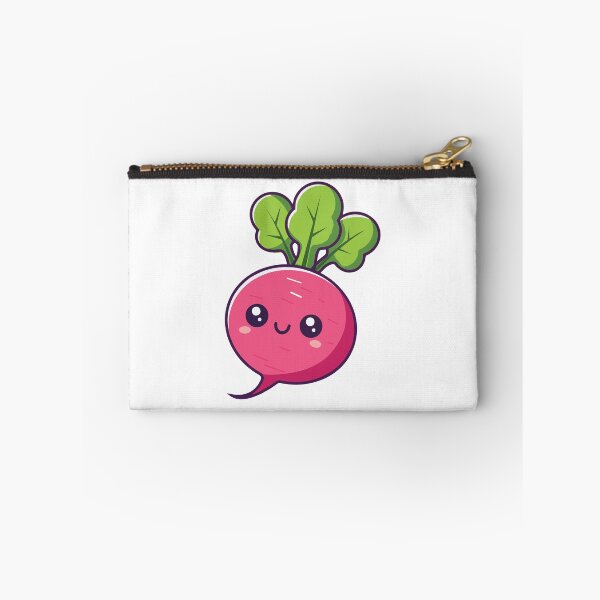Item preview, Cute Happy Radish Kawaii Vegetable Illustration designed and sold by cchpsz.