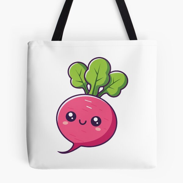 Item preview, Cute Happy Radish Kawaii Vegetable Illustration designed and sold by cchpsz.