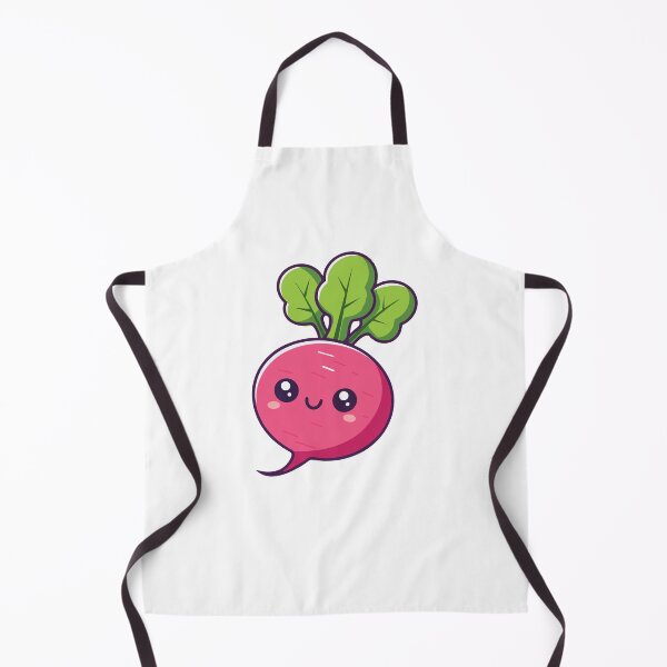 Item preview, Cute Happy Radish Kawaii Vegetable Illustration designed and sold by cchpsz.