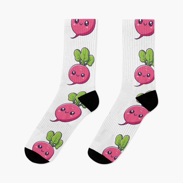 Item preview, Cute Happy Radish Kawaii Vegetable Illustration designed and sold by cchpsz.