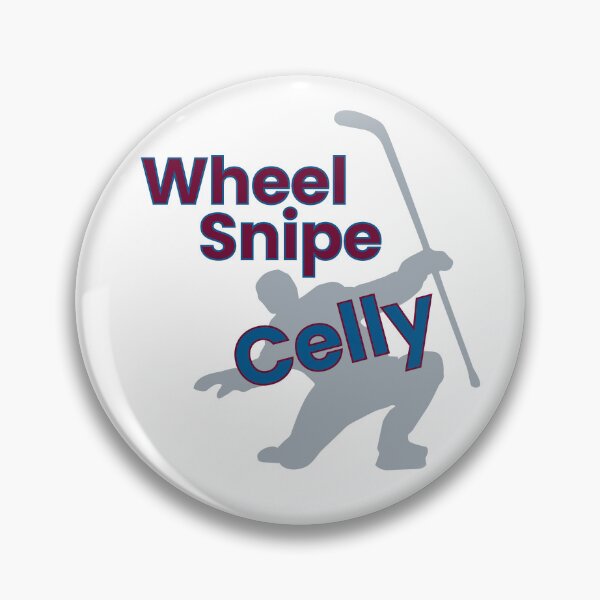 Item preview, Wheel Snipe Celly! In Colorado Avalanche colors. designed and sold by Hattrixz.