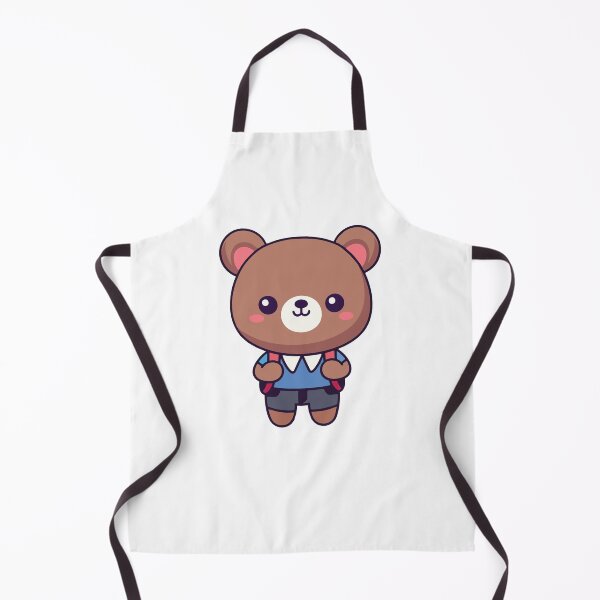 Item preview, Cute Student Bear with Backpack Kawaii Illustration designed and sold by cchpsz.