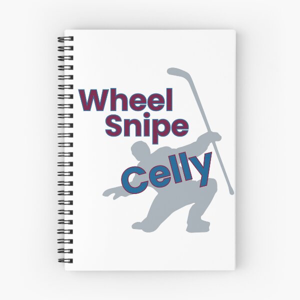 Item preview, Wheel Snipe Celly! In Colorado Avalanche colors. designed and sold by Hattrixz.