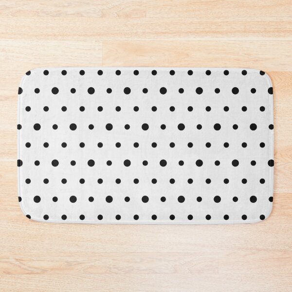 Item preview, White And Black Polka Dot Pattern designed and sold by pattern-archive.