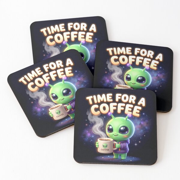 Item preview, Time for a Coffee  designed and sold by Buy us a Coffee Digital Ai Art Design .