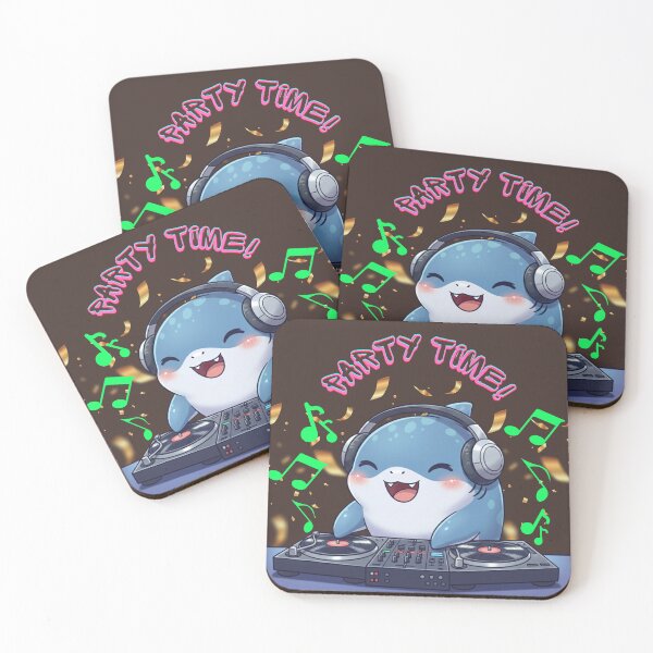 Item preview, DJ Shark Party Time! designed and sold by Nature's Chibis.